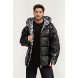 VERSACE JEANS COUTURE Erkek Mont Siyah, 48, Erkek Mont, BLACK, mens, 77GAU421CND04