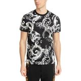 VERSACE JEANS COUTURE Erkek T-Shirt Black - White, Siyah - Beyaz, S