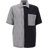 Versace Jeans Couture Gri Erkek Slim Fit Gömlek 74GAL2B8NS198801 - 52