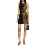 Versace Jeans Couture, Kadın, Slim Fit Mini Elbise, Siyah, 44