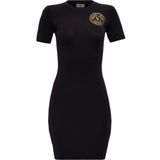 Versace Jeans Couture, Kadın, Slim Fit Mini Elbise, Siyah, M