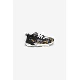 Versace Jeans Couture Kadın Sneaker, Siyah/Gold, 38 Beden