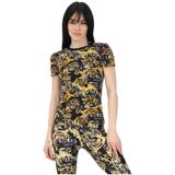 Versace Jeans Couture Kadın T-Shirt, Siyah, S Beden
