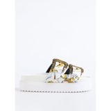 VERSACE JEANS COUTURE Kadın Terlik, 37, 5003262334, Beyaz