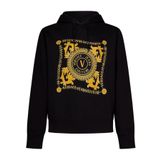 VERSACE JEANS COUTURE Kapüşonlu Baskılı Sweatshirt, XL, 5003099293, Siyah, erkek