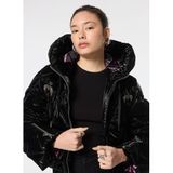 VERSACE JEANS COUTURE Kapüşonlu Mont, 42, 5003220167, Siyah, Kadın
