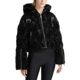VERSACE JEANS COUTURE Kapüşonlu Mont, 44, 5003220167, Siyah, Kadın
