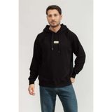 VERSACE JEANS COUTURE Kapüşonlu Sweatshirt, M, 78GAI314F0010, Siyah, erkek