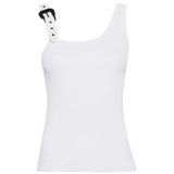 VERSACE JEANS COUTURE Kayık Yaka Düz Bluz, S, 5003158663, Beyaz, Kadın