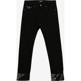 Versace Jeans Couture Normal Bel Katlamalı Paça Slim Fit Siyah Erkek Denim Pantolon 75GAB5DMDW040L54909 - 30