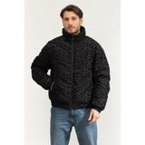 VERSACE JEANS COUTURE NY 50D Pr. All Liquify Flock Erkek Şişme Mont Siyah, 50, NY 50D Pr. All Liquify Flock, BLACK, mens