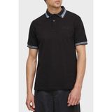 Versace Jeans Couture Pamuklu Regular Fit Polo Yaka T Shirt Erkek Polo Yaka T Shirt 76GAGT09 CJ01T 899 - Siyah