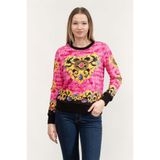 VERSACE JEANS COUTURE Placed Sweatshirt Çok Renkli, 42, 76HAI3P9FS152, Çok Renkli, kadın