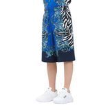 Versace Jeans Couture Saks Erkek Relaxed Zebra Desenli Bermuda Şort MIX ZEBRA BAROCCO SHORTS
