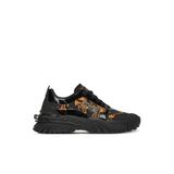 VERSACE JEANS COUTURE Siyah-Altın Günlük Sneaker Ayakkabı, 44, 79YA3SIB, Siyah-Altın, Erkek