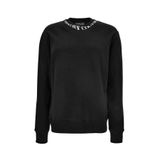Versace Jeans Couture Siyah Erkek Bisiklet Yaka Regular Fit Logo Baskılı Sweatshirt 79GAIP03