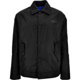 Versace Jeans Couture Siyah Erkek Regular Fit Logo Baskılı Mont 79GASD17 - Siyah - Mavi - 54