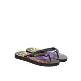Versace Jeans Couture Siyah İmza Taban Moda Flip Flop- kadınlar için, Siyah, 5