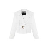 VERSACE JEANS COUTURE Standart Ceket, 40, 5003281144, Beyaz, Kadın