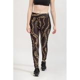 VERSACE JEANS COUTURE Tayt Siyah, 42, 77HAC114JS417, BLACK/GOLD, kadın