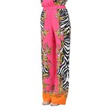 VERSACE JEANS COUTURE Yüksek Bel Standart Pantolon, 40, 5003281140, Pembe, Kadın
