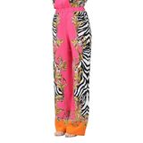 VERSACE JEANS COUTURE Yüksek Bel Standart Pantolon, 42, 5003281140, Pembe, Kadın