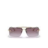 Versace Kadın Güneş Gözlüğü Altın Çerçeve, Menekşe Gradyan Lensler, 60MM