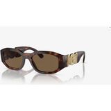 Versace Kadın Güneş Gözlüğü VE4361 53 Kahverengi UV400 Filtreli Kemik Çerçeve 521773