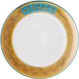 Versace Medusa Amplified Blue Coin 21 cm Tatlı Tabağı - Standart - Beyaz