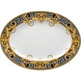 Versace Prestige Gala Oval Porselen Servis Tabağı 40 cm 19325-403637-12740 - Renkli