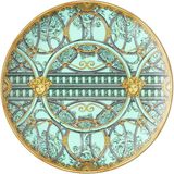 Versace Scala Palazzo Yeşil Porselen Pasta Tabağı 21 cm - Standart