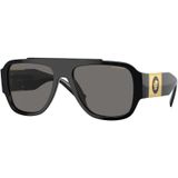 Versace VE 4436U GB181 57 Polarize Erkek Siyah Kemik Güneş Gözlüğü