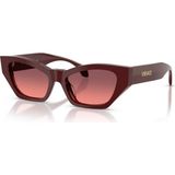 Versace ve 4488U 551520 53 Kadın Cat Eye Kırmızı Kemik Güneş Gözlüğü