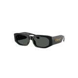 Versace VE 4489U GB187 55 Geometrik Siyah Kemik Kadın Güneş Gözlüğü