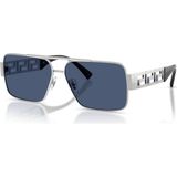 Versace VE2290 100180 61 Erkek Güneş Gözlüğü - Metalik Gri