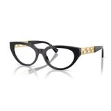 Versace Ve3383 Gb1 52Ekt Small Kadın Cat Eye Mavi Işık Korumalı Ekran Gözlüğü Siyah