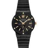 Versace VEVI00620 Versace Greca Logo Unisex Kol Saati - Siyah