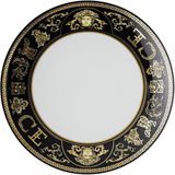 Versace Virtus Gala Siyah Porselen Pasta Tabağı 21 cm - Standart