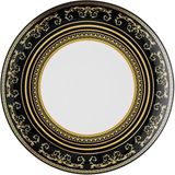 Versace Virtus Gala Siyah Porselen Yemek Tabağı 28 cm - Standart
