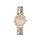 Versace VRSCVE0A00425 Gri Metalik Rose Gold Çelik Kadın Kol Saati