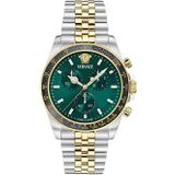 Versace VRSCVE0H00425 Gümüş Altın Erkek Kol Saati