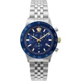 Versace VRSCVE2U01024 Erkek Kol Saati - Metalik Gri