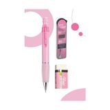 Versatil Kalem, Silgi ve Kalem Ucu 0,7mm 3'lü Set - Şeker Pembe - Standart