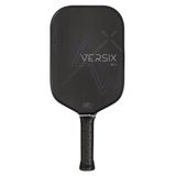 VERSIX RAW Karbon Fiber Pickleball Kürek, Genişletilmiş 5.75 "Kulp, T700 Ham Karbon Fiber, 8.7oz (Orta Ağırlık), 15mm Çekirdek…