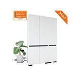 Vertex Mobilya Floransa 6 Kapılı Flr-ırf Beyaz- Antrasit Gardırop-çok Amaçlı Dolap-yüklük