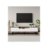 Vertex Mobilya Roma Ahşap Ayaklı Tv Ünitesi Tv Sehpası Ceviz-beyaz