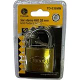Verto Ennalbur Tudor 38 mm Kısa Sarı Asma Kilit