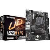 Verto Gıgabyte A520M-K V2, 2xddr4, 1x M.2, D-Sub, Hdmı, Am4 Soket Anakart