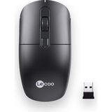 Verto Lenovo Lecoo M2001 Kablosuz+Usb 1600DPI+4 Tuşlu Siyah Mouse
