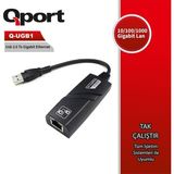 Verto Qport Q-Ugb1 USB 3.0 To Gıgabıt Ethernet 10/100/1000 Dönüştürücü